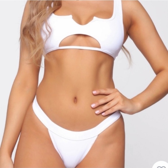 🪞 NEW ribbed high cut bikini 2 piece set - Picture 2 of 8